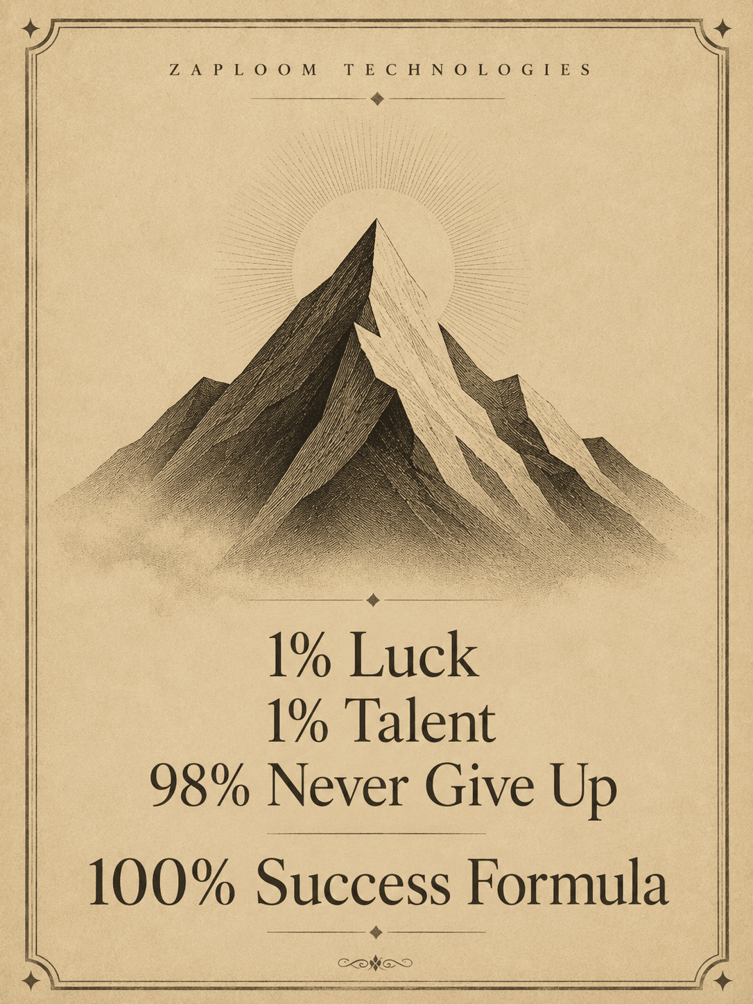 Success isn’t always about having the most talent or the best luck. What truly makes the difference is the willingness to keep going when things get difficult. Consistency, resilience, and refusing to give up can turn even small opportunities into meaningful results.